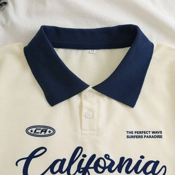California - style POLO Shirt: Encountering a Cozy Time - Picture 5 of 5